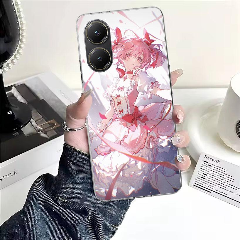 Мягкий чехол для телефона Madoka Magica для Xiaomi Redmi 15C 15 13C 13 Poco X5 X6 X7 F7 Ultra M7 12C 12 10 10C 9C 9A 9T 9 Fundas Poc