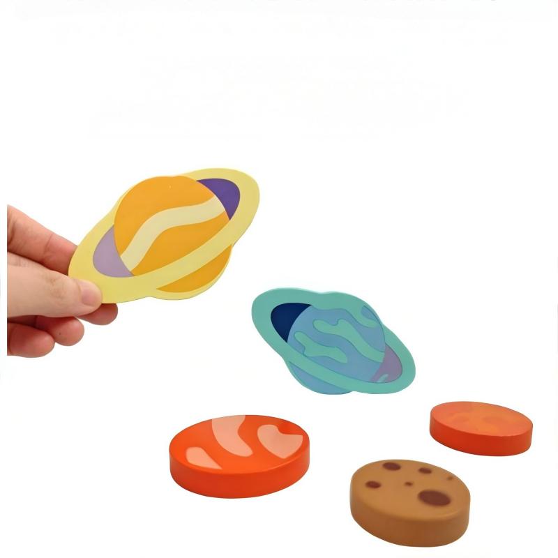 1 шт. Развивающая доска-пазл на космическую планетарную тематику, игрушка для обучения в раннем детстве для развития концентрации и интереса