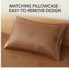 Machine Washable Ice Silk Cooling Mat 150x200/180x200cm, Soft Fitted Sheet 3-Piece Set, Gentle for Sensitive Skin