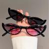 Маленькие солнцезащитные очки в стиле ретро, ​​женские солнцезащитные очки кошачий глаз, модные современные очки, модные роскошные брендовые дизайнерские оттенки