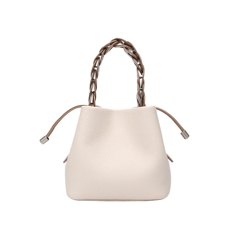 Bucket bag women's 2025 new summer versatile shoulder messenger bag women's niche commuter portable women's bag small