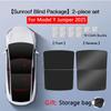 Roof Sunshades for Tesla Model Y 2025 Juniper Model 3 Sunroof Shade Sunshade Roof Sun Shade for 2024-2025 Tesla Model 3 HighlandWindshield Sunshades