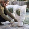 Cold Resistant Plant Wraps Winter Cover with Viewing Window, Drawstring Freeze Protection Cover, Shrub Resuable Frost Blanket for Shrubs, Potted