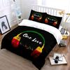 One Love Headphone Design Bedding Duvet Cover Set Duvet Cover Pillowcases  (1*Duvet Cover 2*Pillowcases, without duvet insert)