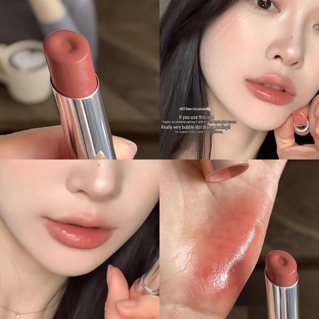 HERORANGE Light Rhyme Glossy Lipstick: Long-Lasting, Plumping Korean-Style Lip Glaze