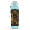 1PC Vintage Tarot Card Art Print 750ml Color Plastic Sports Water Bottle Leakproof Flip Straw Lid Suitable for Sports Office Home Use