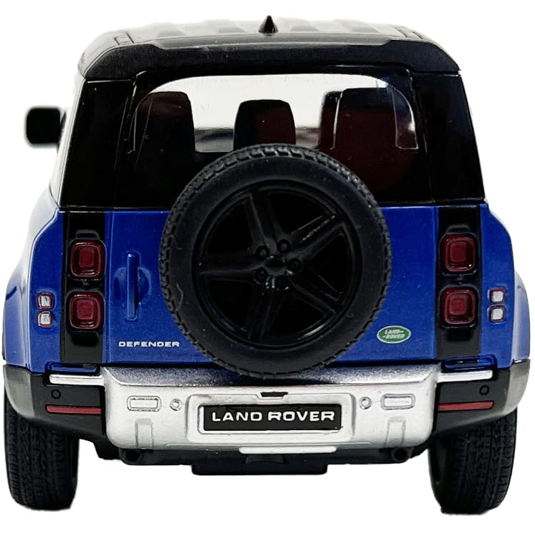 Land Rover Defender 90 Синий KINSMART Мини-машинка с инерционным механизмом 1/36