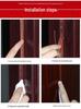 Dinggu 5m Silicone Wooden Door Seal Strip, Four-hole, Multi-function, Soundproof, Anti-collision.