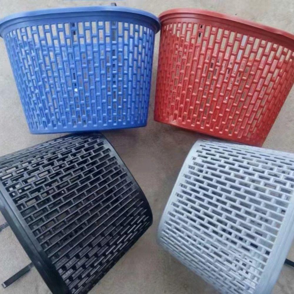 Разноцветная детская корзина для велосипеда, пластиковая студенческая передняя корзина, задние велосипедные аксессуары