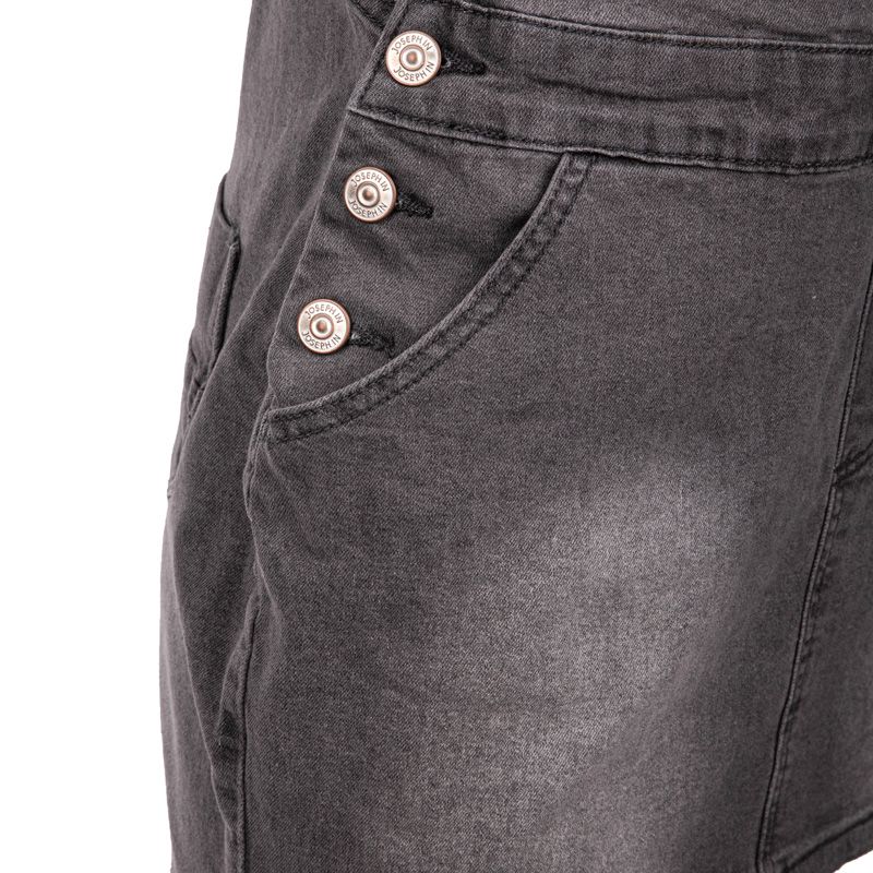 Короткий джинсовый комбинезон-туника Diwan среднего синего цвета Женский JOSEPH 'IN