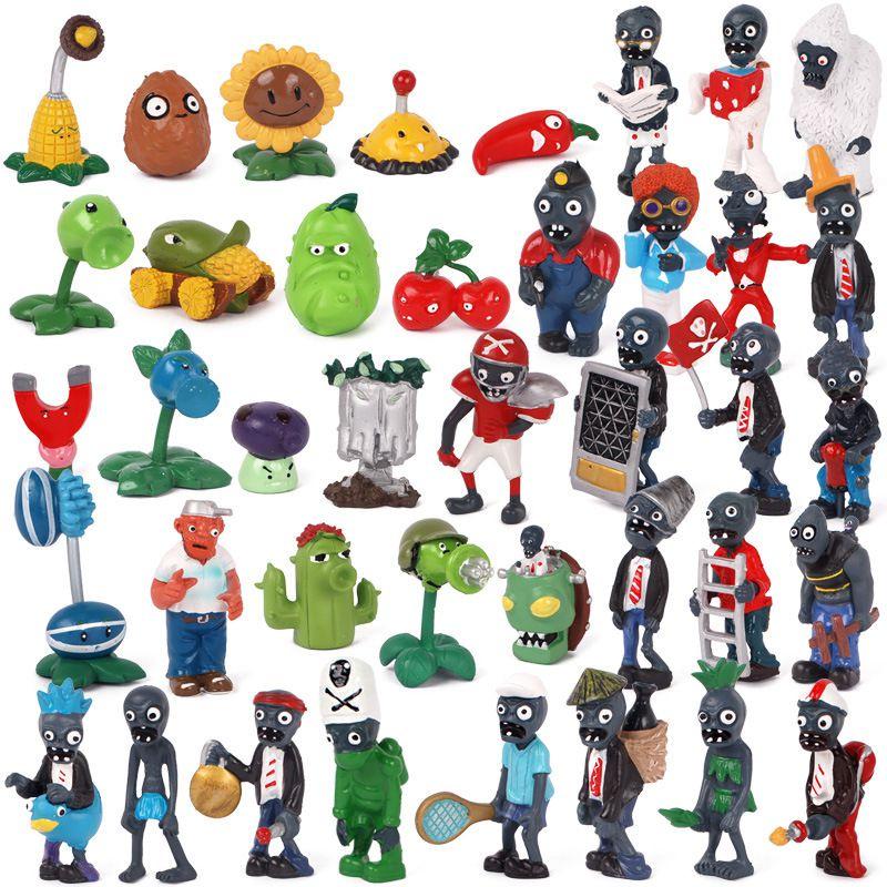 Decorate Your Easter With Plants Vs Zombies Series Egypt Private Wild West Pvc Toy Action Figures Set New