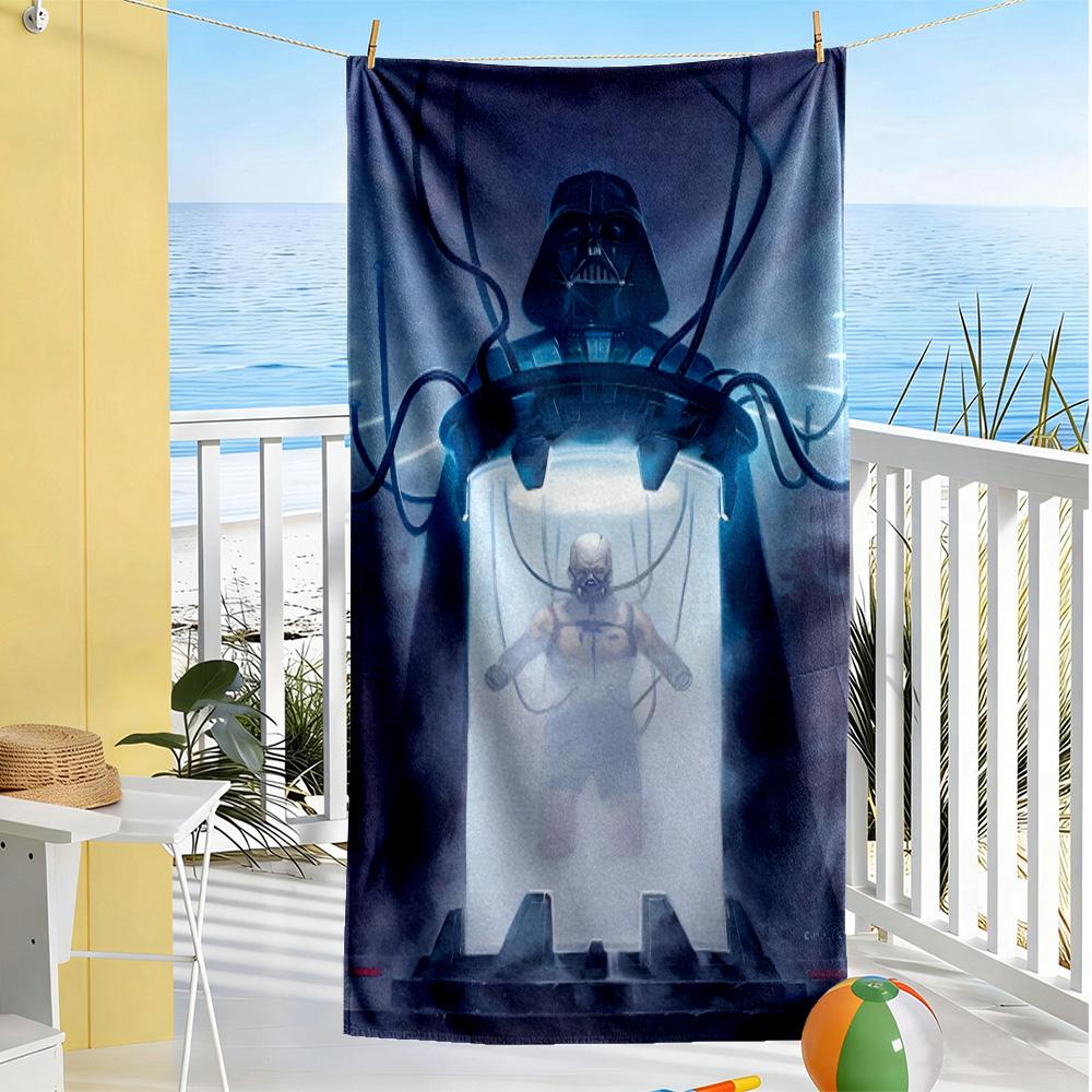 Star Wars Beach Towel Soft Durable Quick-Dry Comfortable Lightweight Suitable for Swimming, Gym, Camping, Yoga Vacation