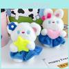 Adorable Pp Cotton Plush Keychain Bunny With Bow And Heart 13cm Cute Star Bear