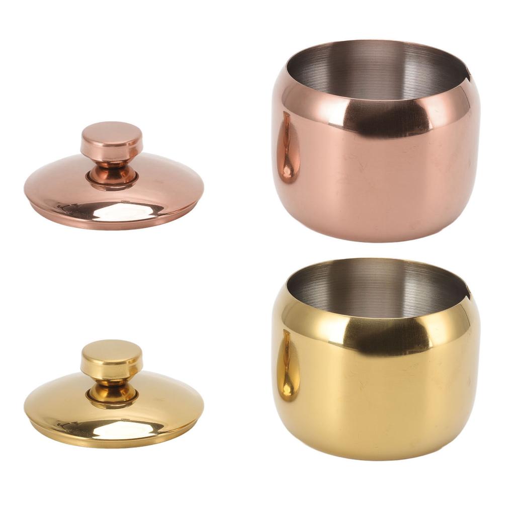 Горшок для приправ из нержавеющей стали с золотыми приправами, контейнер для специй, соли, сахара, перца, органайзер для хранения банок