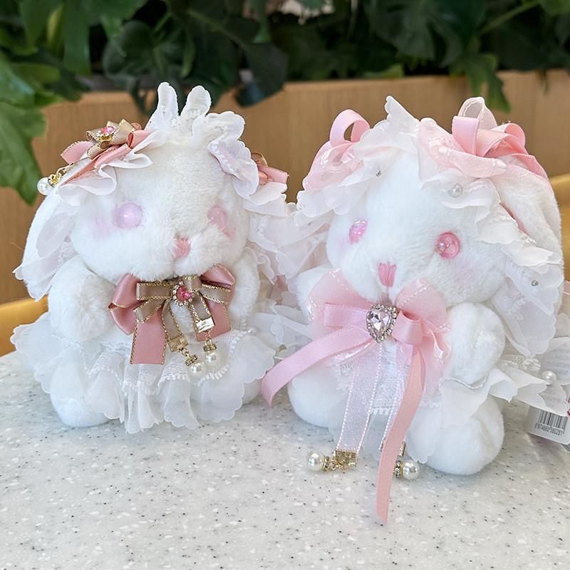 Милый кулон-кролик Лолита, плюшевая игрушка, мягкая кукла из короткого плюша, подарок для девочки, декор, 14 см
