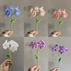 Homemade Milk Cotton Crochet Flower Artificial Crochet Bouquets Hand Knitted Flower Finished