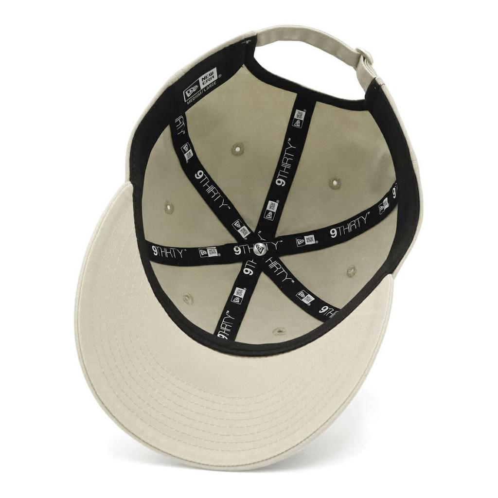 Newera Cap 9THIRTY 14670181 NER34C2376 Wash Stone White White Beige Plain Muji ONSPOTZ Special Order Hat KyuThirty Stylish Street Brand Specialty