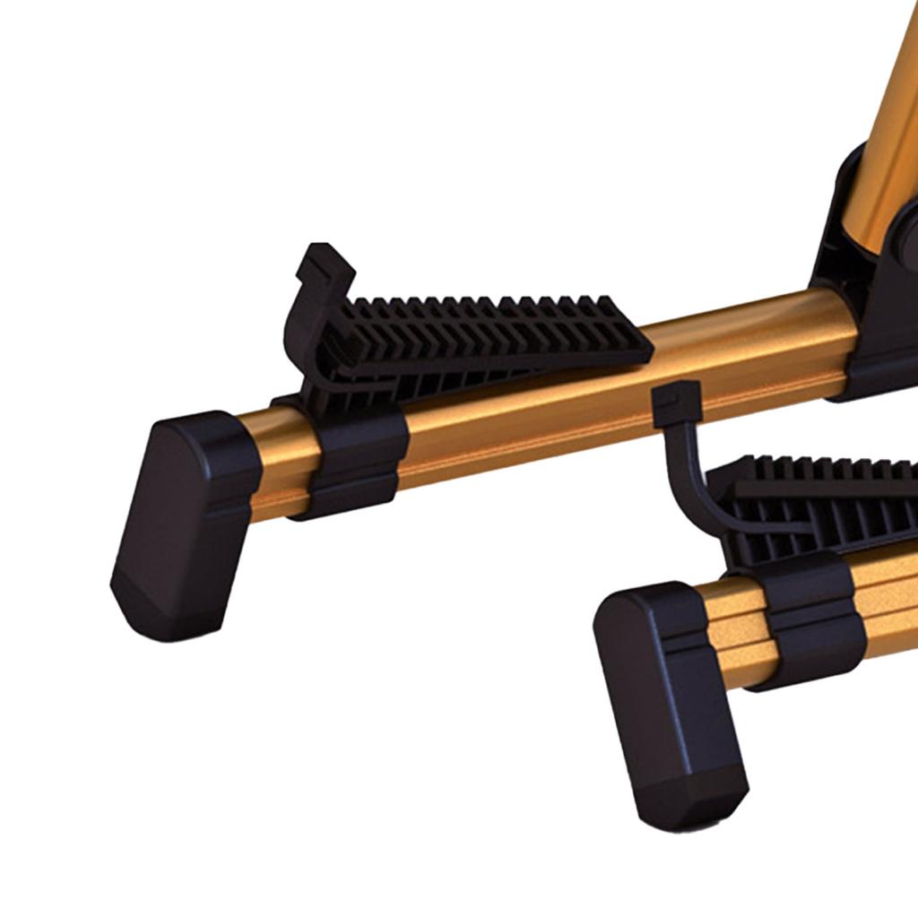 Guitar A Frame Stand Wear Proof Stable Performance Foldable Electric Guitar A Stand Rack for Ukelele Gold