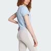 Adidas Sportswear T Shirt Women's Glossy Finish Blue JX5326