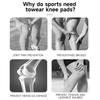 1pair Breathable Knee Supports Brace Anti-collision Knee Sleeve Knee Pad  Running Biking Basketball