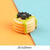 Аксессуары для кукольного фруктового торта из смолы Мороженое Клей для еды Крем для кромок Аксессуары для кукольного домика
