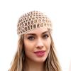Adjustable Strap Mesh Hair Net Turban Hat Crochet Hair Snood Fashion Black Wig Caps  Women