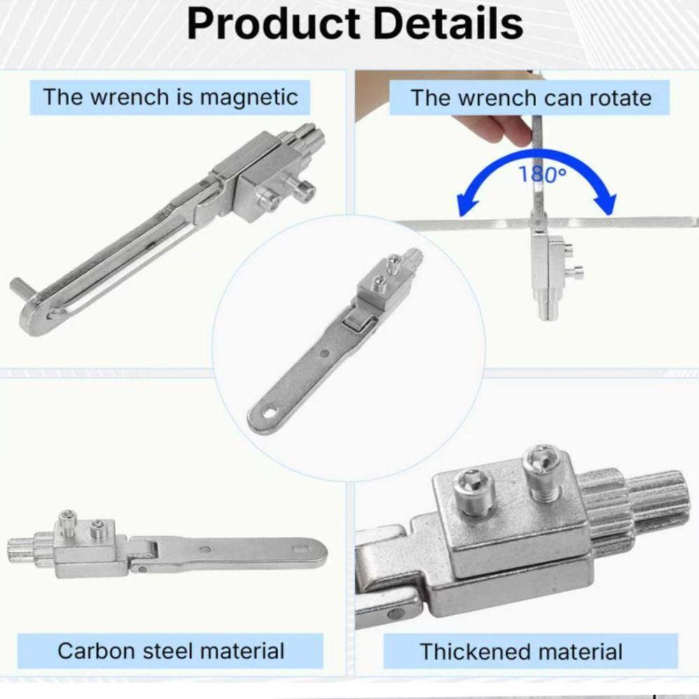 High-Hardness Zinc Zinc Alloy Steel Broken Pipe Screw Extractor Non-Slip Grip Angle Valve Remover Home Use