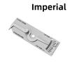 Metric Reading Depth Ruler Stainless Steel Fillet Weld Gauge Inspection Gauge  Gage Kit