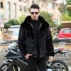 Supzoom Arrival Top Fashion Winter warm Flowing Gold Mink Implication Sheared Sheared Sheared Fur Men's Solid Hooded Jacket