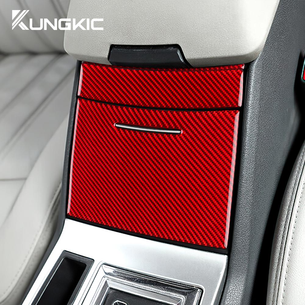 Наклейка из настоящего мягкого углеволокна для Chrysler 300 300C для Dodge Charger Magnum 2005 2006 2007 Автомобильный подстаканник Аксессуары для интерьера