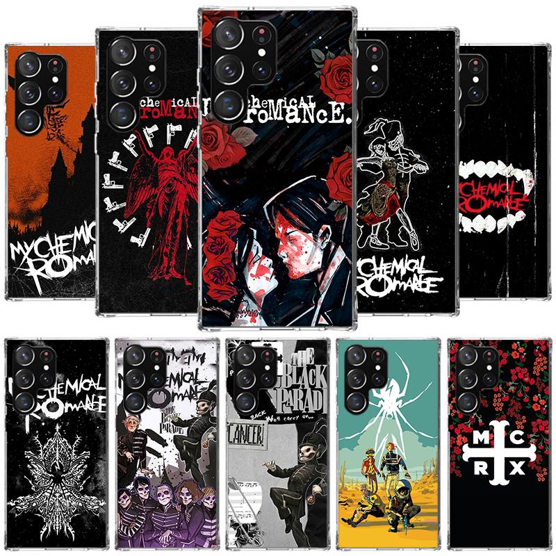 My Chemical Romance MCR Phone Case For Samsung Galaxy S26 S25 Edge S24 Ultra S23 S22 Plus S21 S20 FE Soft Fundas Shell Galaxy S2