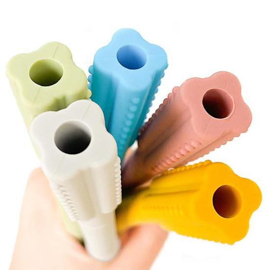 Прорезыватель для младенцев, палочка для еды, ручной гибкий жевательный игрушка в форме ракеты, мягкий силиконовый прорезыватель для младенцев, облегчение прорезывания зубов, сенсорный