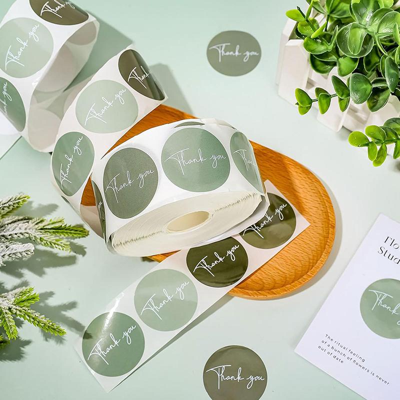 500Pcs Thank You' Stickers For Small Business Wedding Gift Seal Shipping Labels Envelope Decor Sticker Stationery Supplies