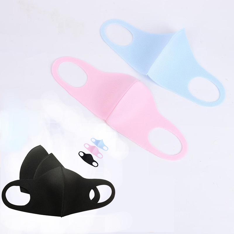 Ледяная шелковая маска, противопыльная хлопковая маска для рта, противотуманная черная стерео 3d маска, респиратор, Хэллоуин, косплей, тушь для ресниц, тушь для ресниц