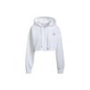 X Stella McCartney Pure Color Logo Мини-куртка на молнии с капюшоном Женские куртки Белые H59963