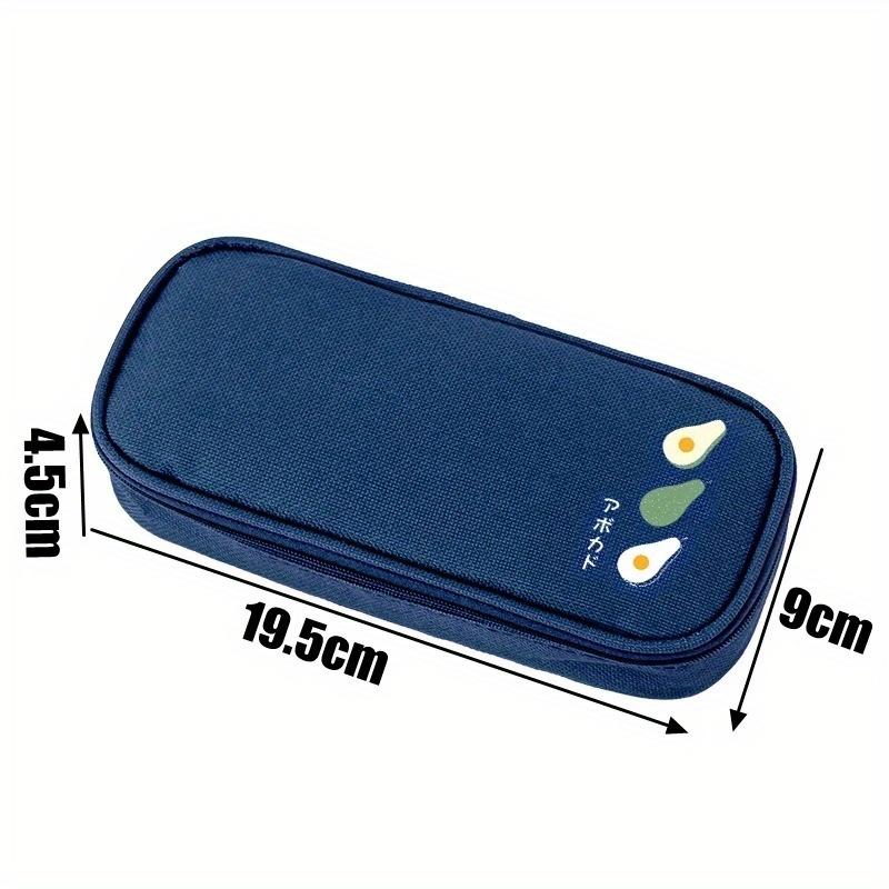 Многофункциональный пенал Фруктовые сумки для ручек для мальчиков девочек Тканевый пенал Оксфорд Сумка для канцелярских принадлежностей Школьные принадлежности
