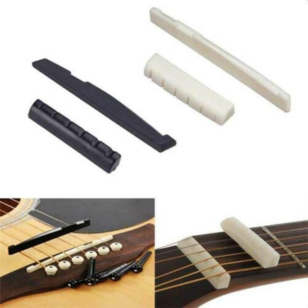 Nut Guitar Parts Acoustic Guitar Lower String pillow Guitar Bridge Saddle Upper String Pillow
