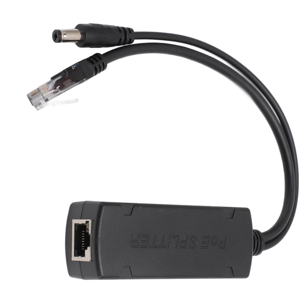 Gigabit PoE Splitter 10 100 1000Mbps 12V 2A Output Buffer Circuit Protection RJ45 Ethernet Splitter for Camera AP Voip