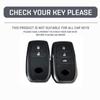 3 Buttons Soft Tpu Car Key Case Cover for Toyota Hilux Innova Rav4 Fortuner Yaris 2021 Shell Fob Protector Keychain Accessories