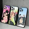 Чехол для телефона Shim Su-ae Aniem O-Operation T-True-Love для iPhone 17, 16, 15, 14, 13, 12 Plus, Max, Мягкий силиконовый, Черный