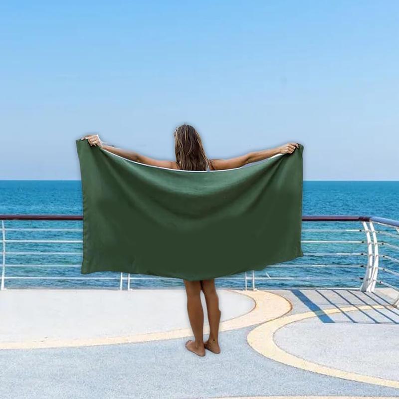 Уличное магнитное банное полотенце, быстросохнущее, устойчивое к песку, пляжное полотенце с магнитной застежкой для путешествий, плавания, бассейна, йоги, походов