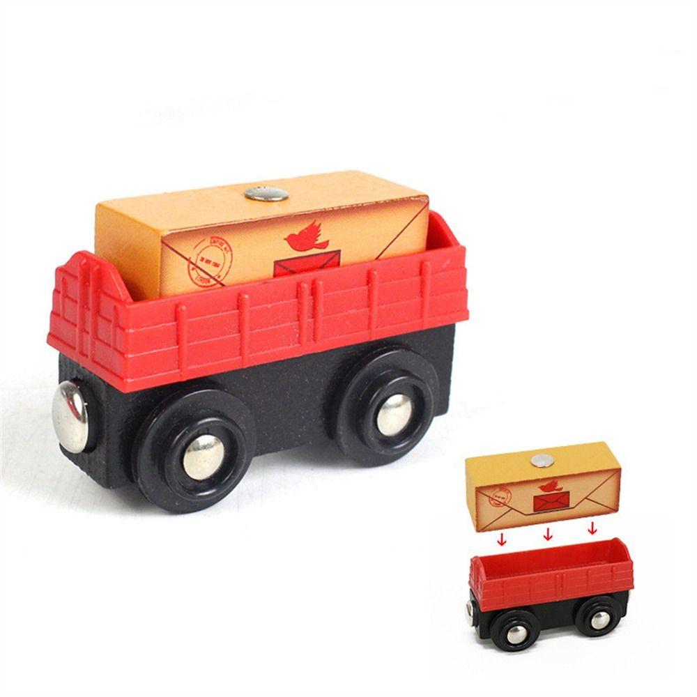 Локомотив, железнодорожные пути, поезд, деревянные рельсовые поезда, автомобиль, магнитный поезд, игрушки, развивающие игрушки