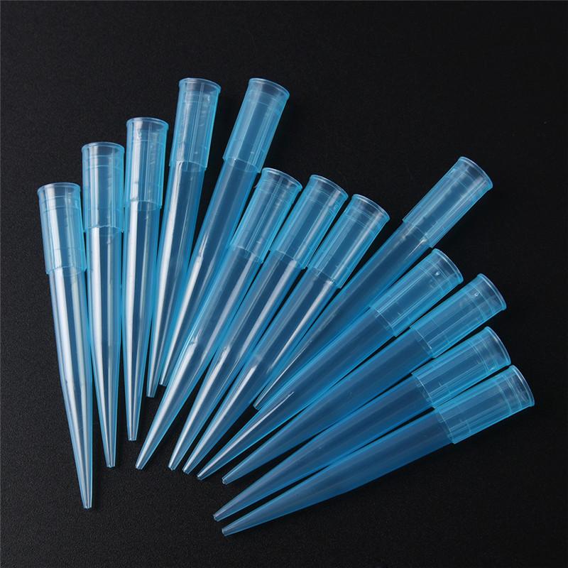 500Pcs Laboratory Blue 1Ml Lab Liquid Pipette Pipettor Tips Lab Supplies