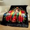 Cute Princess Surrounded by Roses print blanket soft and cozy perfect for the living room bed sofa or a nap,gift