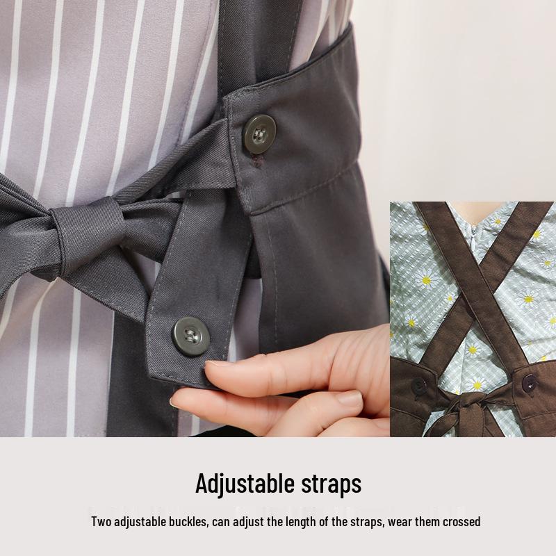 Korean Style Lace Apron - Cute Princess Design for Kitchen, Flower Shop, Nail Artist with Custom Logo Options