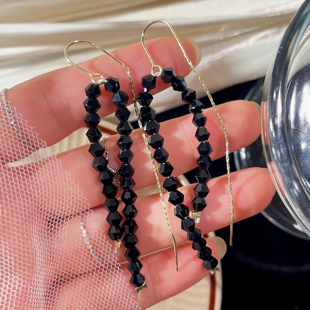 «Тренд 2024 года»: Серьги-капли с кисточками и узором в виде снежинок и листьев для женщин