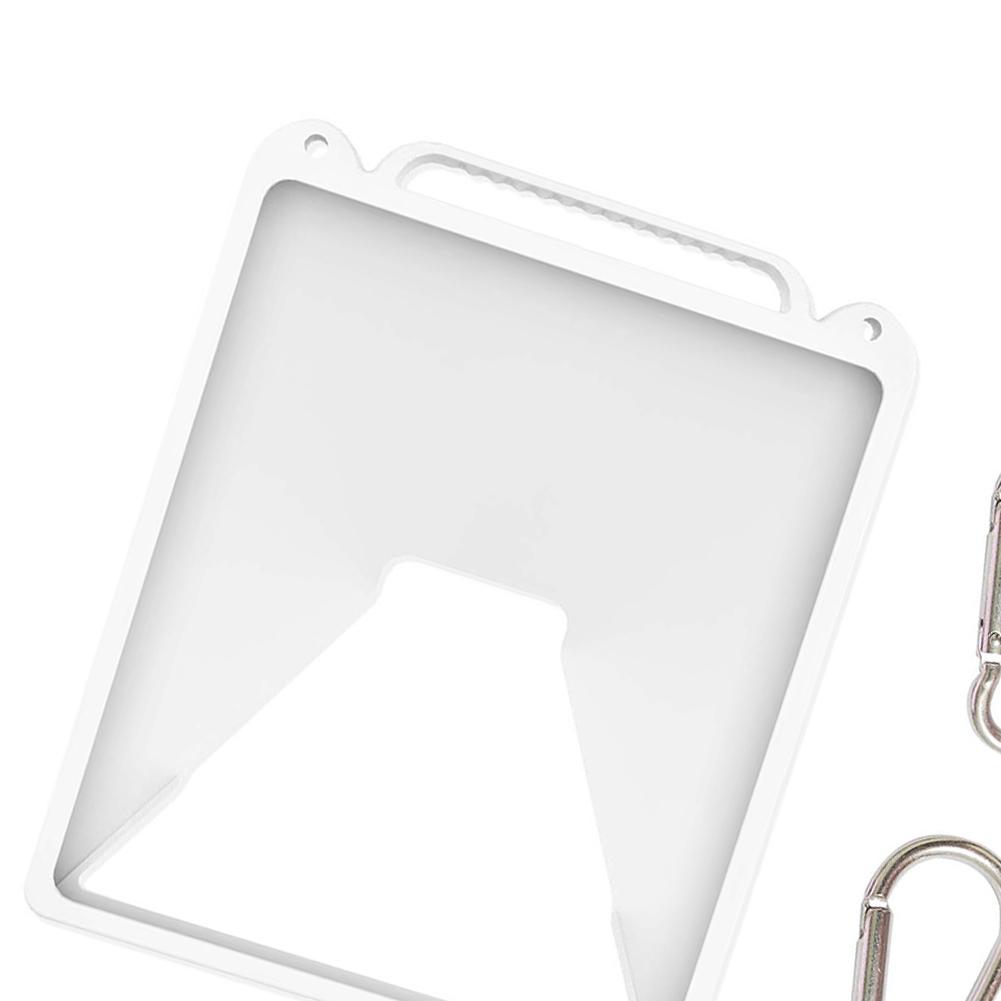 Для StarLink Mini силиконовый защитный чехол с карабином для использования на открытом воздухе(белый)