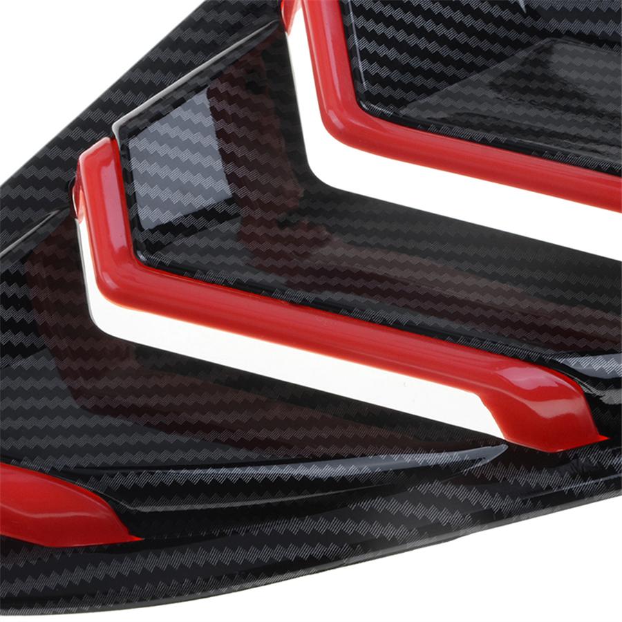 Боковая накладка на жалюзи вентиляционного окна для Honda Civic 2016-21 10-го поколения хэтчбек Type R