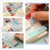 Novelty Bookmark Tab Strip Office Supplies Label Paster Sticker Memo Pad Index Flags Sticky Notes