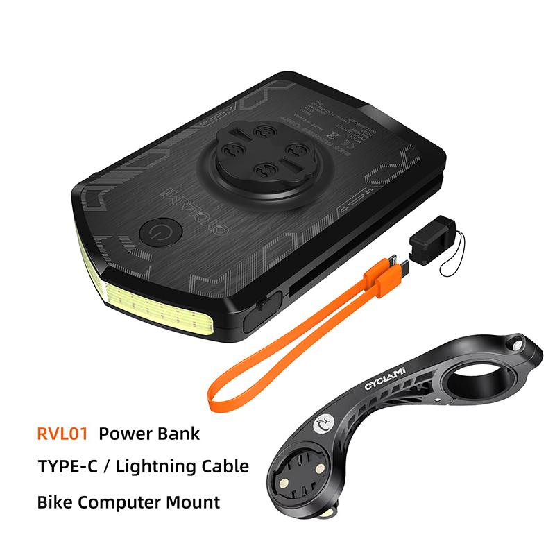 CYCLAMI Bicycle Light Cycling Smart Headlights Type-C Charging Front Lamp For XOSS Garmin IGS Computer Lights Charging 7